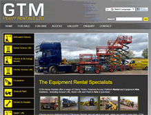 Tablet Screenshot of gtmheavyrentals.com